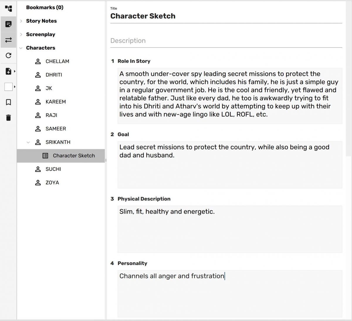 Writing Notebook Form Notebook Revamped » Scrite